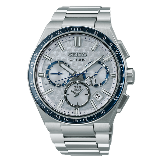 Seiko Astron SSH135 Silver Textured Dial Limited Edition GPS Solar