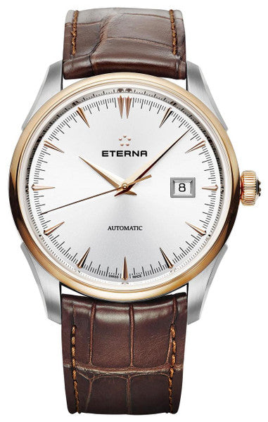 Eterna 1948 Legacy Date Steel/PVD Rose Gold Ref: 2951.53.11.1323