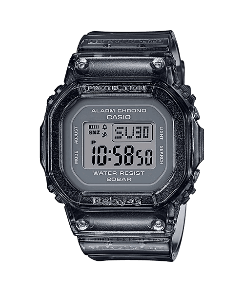 Casio G-Shock BGD560S-8 Baby-G Semi-Transparent Black Watch