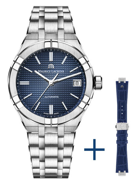 Maurice Lacroix AI6007-SS002-430-2 Aikon Automatic 39m Blue Dial