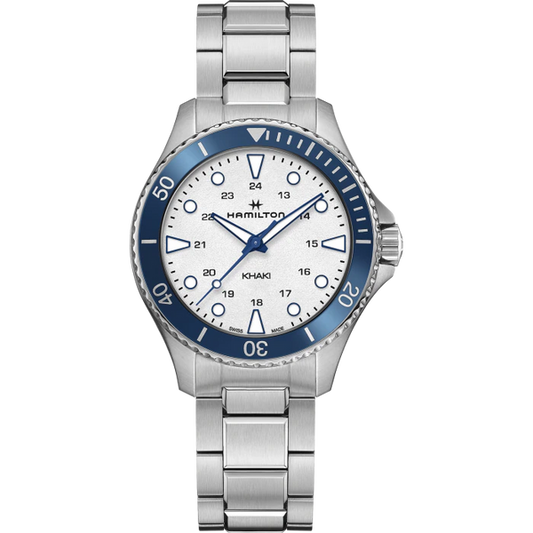 Hamilton H82231150 Khaki Navy Scuba Quartz 37mm White Dial