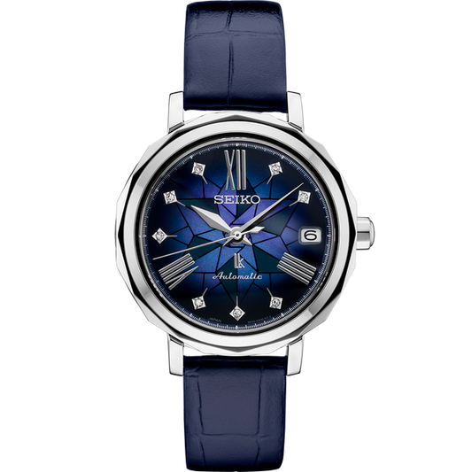 Seiko Lukia SPB137 Kurenai Blue with Diamonds Automatic