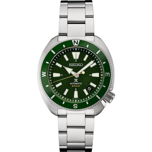 Seiko Prospex SRPH15 Land Tortoise Green Dial Stainless
