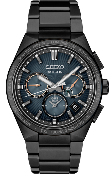 Seiko Astron SSH127 Limited Edition GPS Solar Titanium Dual Time