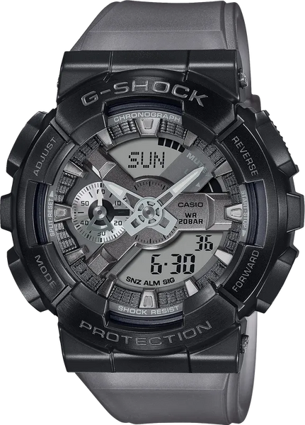 G-Shock GM110MF-1A Midnight Fog Metal Components Black