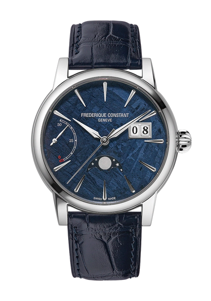 Frederique Constant FC-735MT3HPT Manufacture Big Date Platinum Meteorite Limited Edition