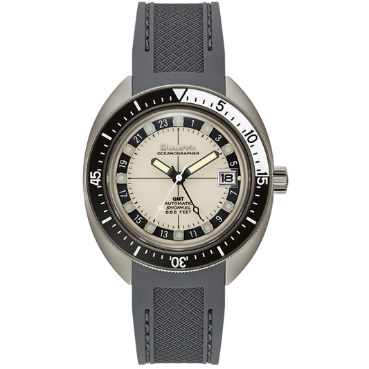 Bulova 98B407 Oceanographer Devil Diver GMT White Dial
