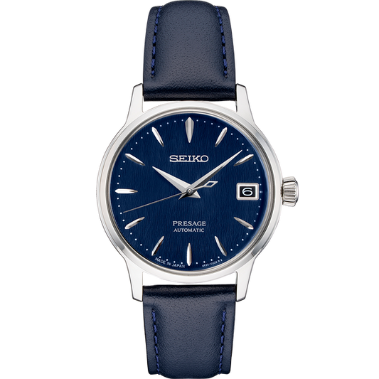 Seiko Presage SRPF50 Women's Blue Leather Strap