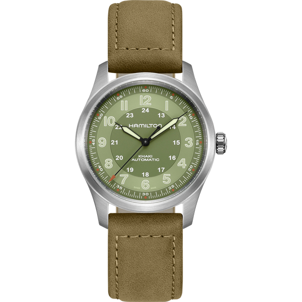 Hamilton H70205860 Khaki Field Titanium Green Dial 38mm – Arizona