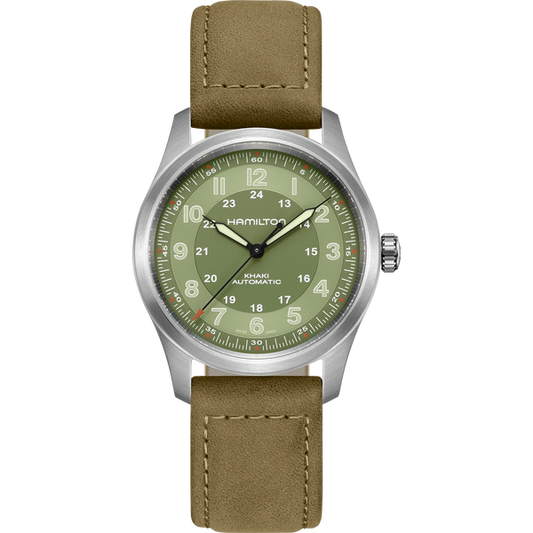 Hamilton H70205860 Khaki Field Titanium Green Dial 38mm