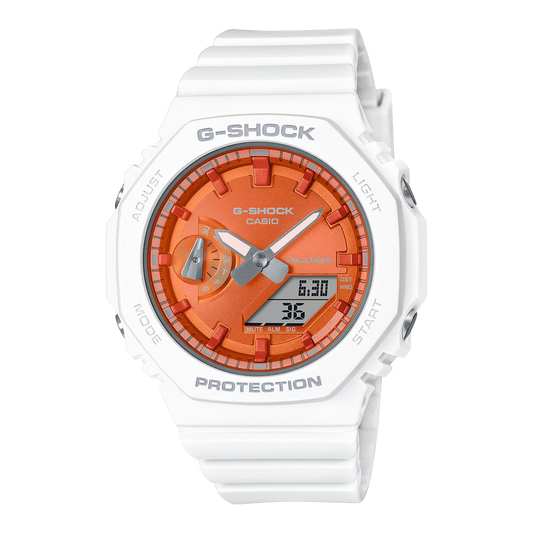 G-Shock GMAS2100WS-7A Sparkle of Winter Orange Octagon
