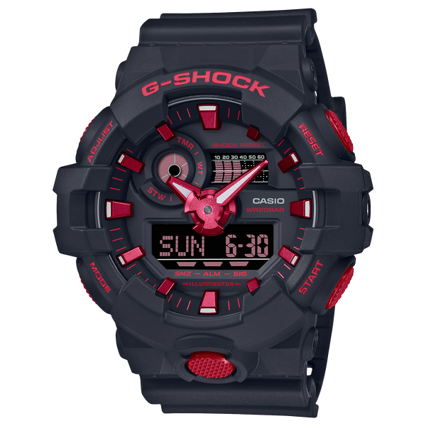 G-Shock GA700BNR-1A Ignite Red Line Ana-Digi Black Red – Arizona