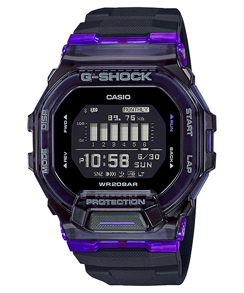 G-Shock GBD200SM-1A6 G-SQUAD Vital Bright Vibrant Purple