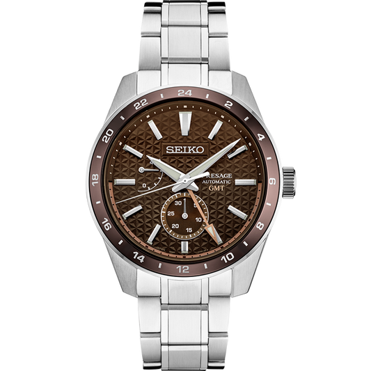 Seiko Presage SPB225 Sharp Edge GMT Spec E Rootbeer
