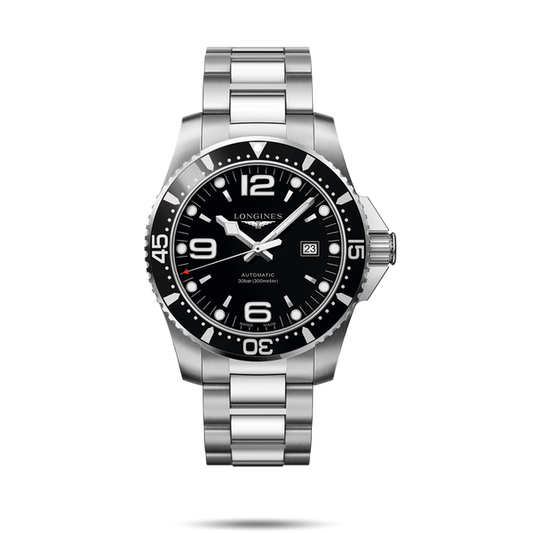 Longines L3.841.4.56.6 HydroConquest 30bar Automatic Black Dial // Pre-Owned