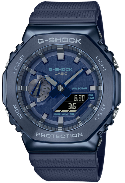 G-Shock GM2100N-2A Metal Clad Casioak Blue