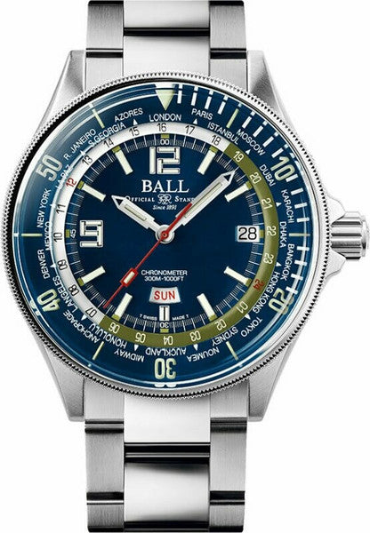 Ball DG2232A-SC-BE Engineer Master II Diver Worldtime 42mm