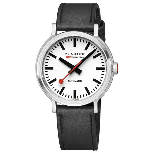Mondaine MST.4161B.LB Original Automatic 41mm Black Leather
