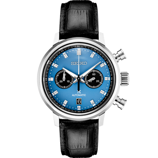 Seiko Prospex SRQ039 Speedtimer Automatic Chronograph Blue Dial