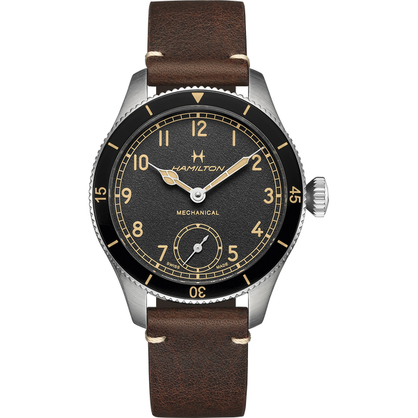 Hamilton H76719530 Khaki Aviation Pilot Pioneer Mechanical Small