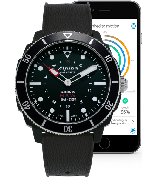 Alpina SEASTRONG HOROLOGICAL SMARTWATCH AL-282LBB4V6
