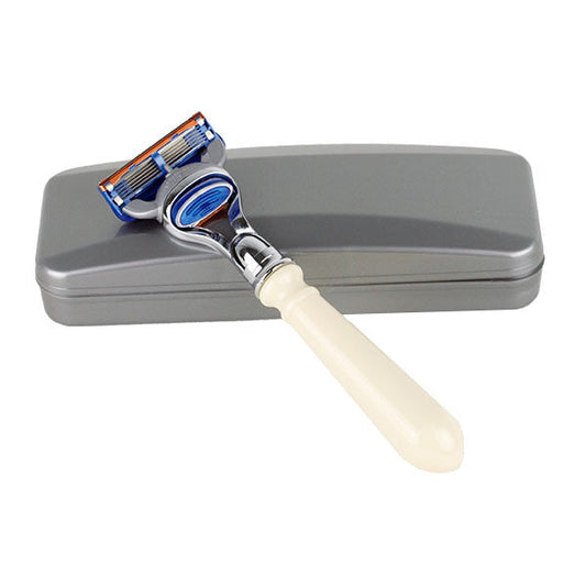 Hirsh Luxury Razor - Ivory Resin - Gillette Fusion (HL-F15RS)