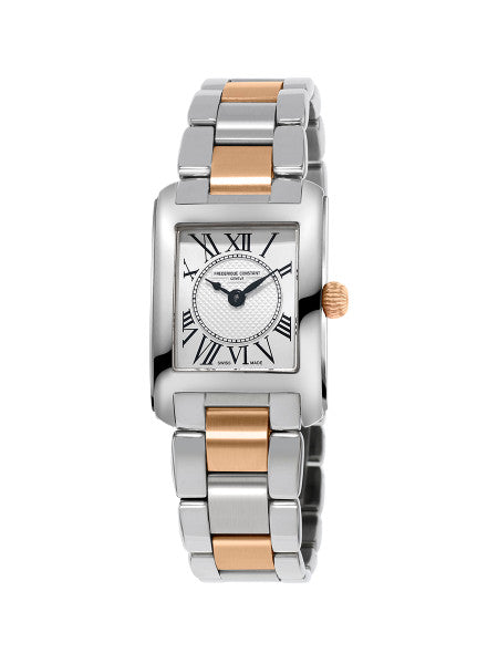 Frederique Constant FC-200MC12B Classics Carree Ladies Stainless Steel Alternating Rose Gold