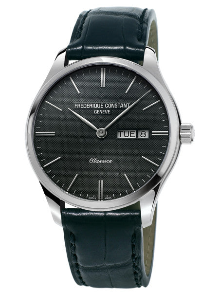 Frederique Constant FC-225ST5B6 Classics Quartz Stainless Steel Black Dial