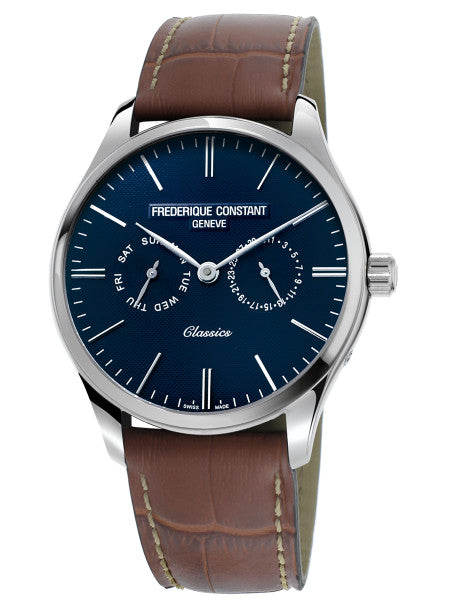 Frederique Constant FC-259NT5B6 Classics Quartz Stainless Steel Blue Dial