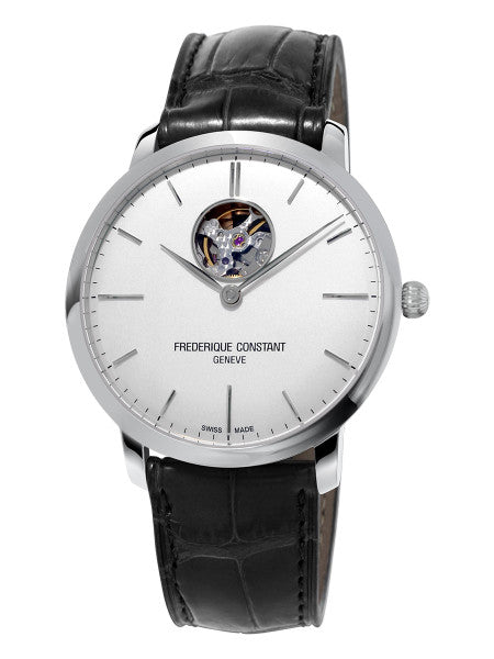 Frederique Constant FC-312S4S6 Slimline Heart Beat Automatic Stainless Steel Silver Dial