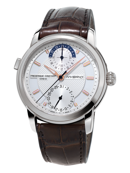 Frederique Constant FC-750V4H6 Classic Hybrid Manufacture Stainless Steel Silver Dial