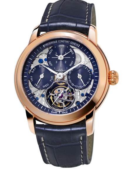 Frederique Constant FC-975N4H9 Classic Tourbillon Perpetual Calendar Manufacture 18K Rose Gold Case