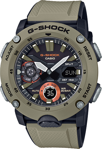 Casio G-Shock GA2000-5A Digital Shock Resistant Watch