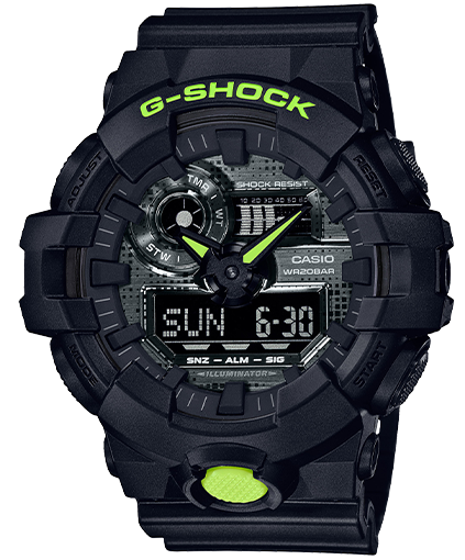 Casio G-Shock GA700DC-1A Ana-Digital Camouflage Metallic Watch