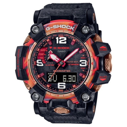 Casio G-Shock 40th Anniversary GWG-2040FR-1A Mudmaster Tough Solar Shock Resistant Flare Red