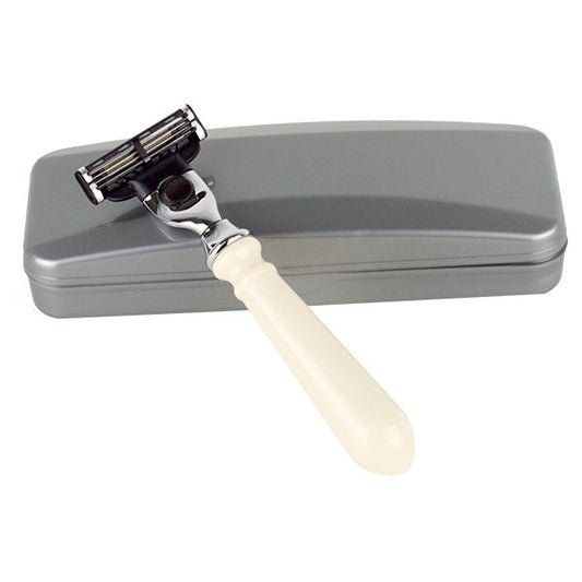Hirsh Luxury Razor - Ivory Resin - Gillette Mach 3 (HL-M15RS)