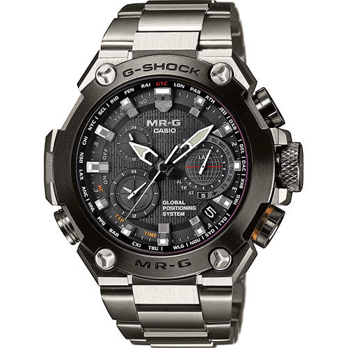 Casio G-Shock MR-G GPS Atomic Solar Hybrid MRG-G1000 MRGG1000D-1A