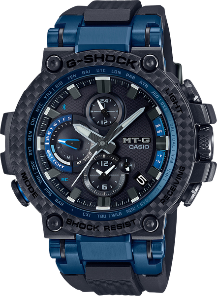 G-Shock MTGB1000XB-1A MT-G Carbon Fiber Bezel Smartphone Enabled Solar Watch