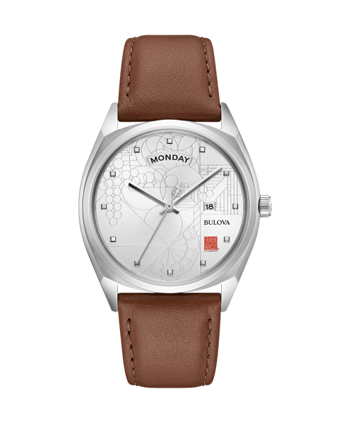 Bulova 96C138 May Basket Frank Lloyd Wright Inspired Watch