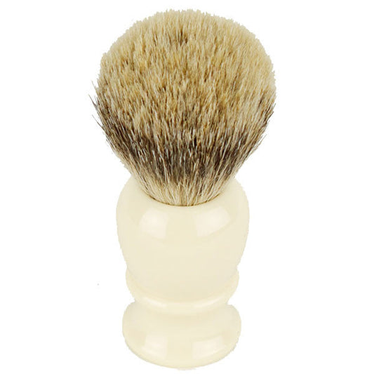 Hirsh Luxury Silvertip Badger Shaving Brush - Ivory (hl-sb15r)