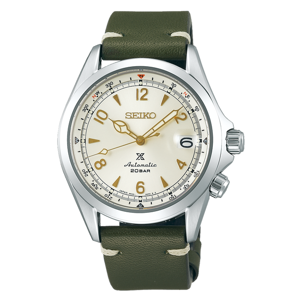 Seiko Prospex SPB123 Alpinist Cream Dial Gold Accents