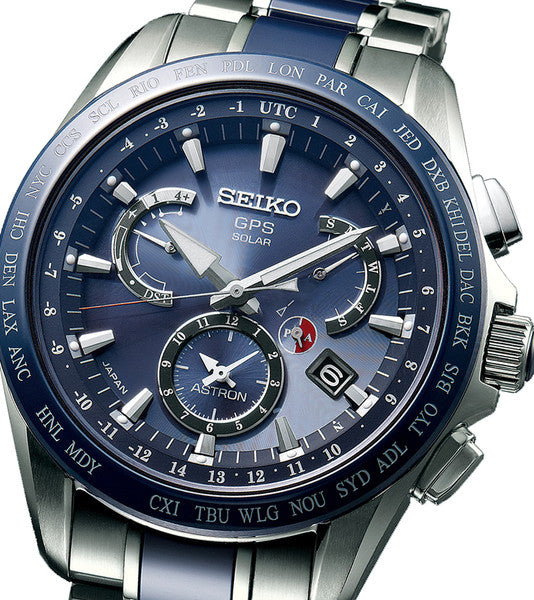 Seiko Astron GPS Solar Dual Time SSE043 – Arizona Fine Time