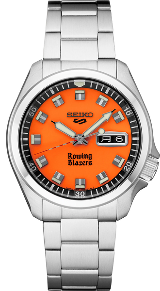 Seiko 5 Sports SRPJ57 Rowing Blazers Limited Edition Orange