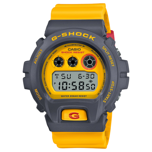 G-Shock DW6900Y-9 90's DW001 3-Eye Digital Yellow