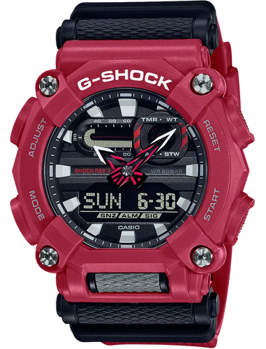 Casio G-Shock GA900-4A Heavy Duty Ana-Digital Red