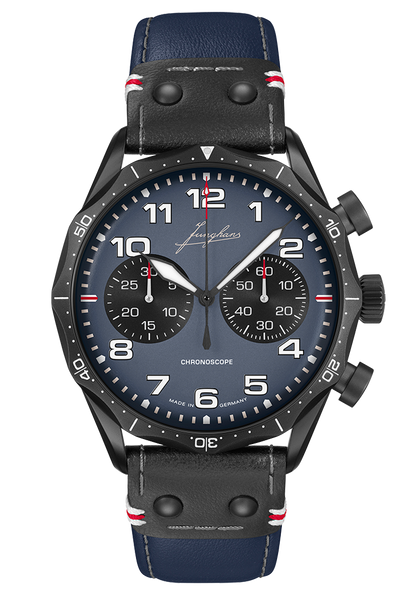 Junghans 27/3396.00 Meister Pilot Chronoscope Navy Blue Automatic Limited Edition
