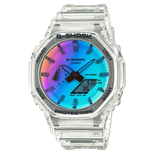 G-Shock GA2100SRS-7A Casioak Transparent Brilliant Iridescent