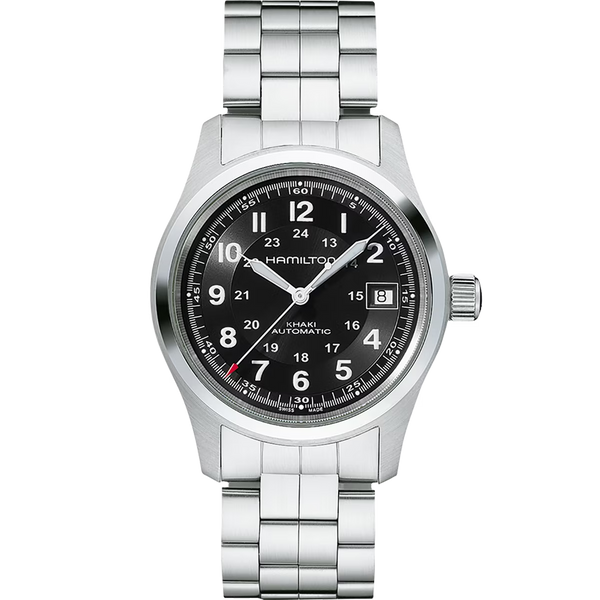 Hamilton H70455133 Khaki Field Auto 80 Hour 38mm Black Arizona