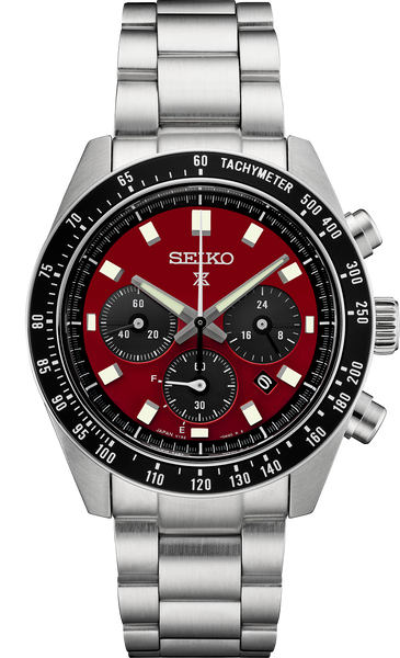 Seiko Prospex SSC927 Speedtimer Solar Chronograph Crimson Red