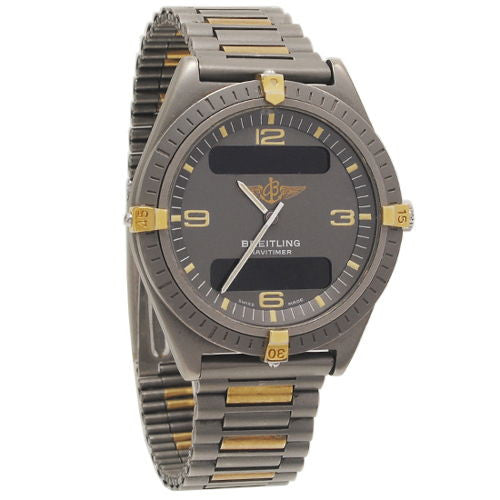 Breitling 80360 Aerospace 1985 Titanium Recently Serviced // Pre-Owned